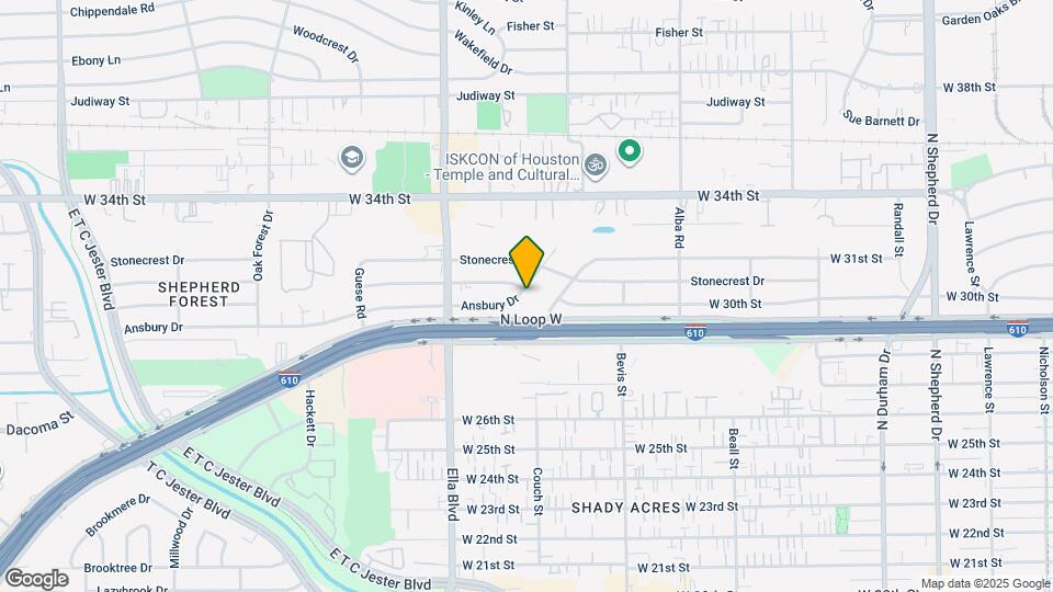 1323 Ansbury Dr Map and Location Details