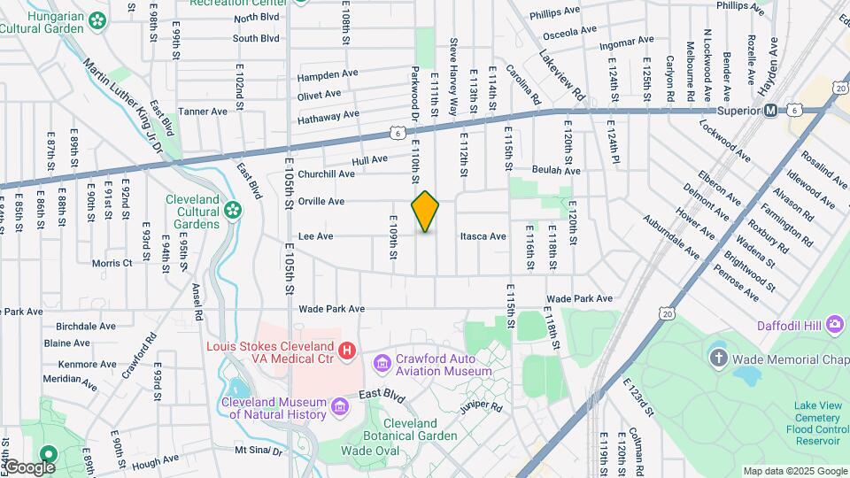1439 E 110th St Map and Location Details