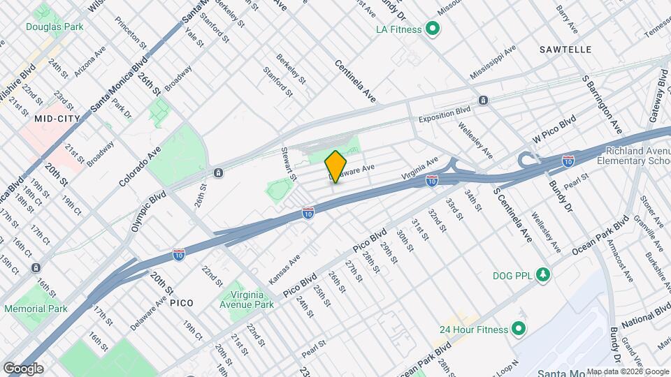 2901 Virginia Ave, Unit B Map and Location Details