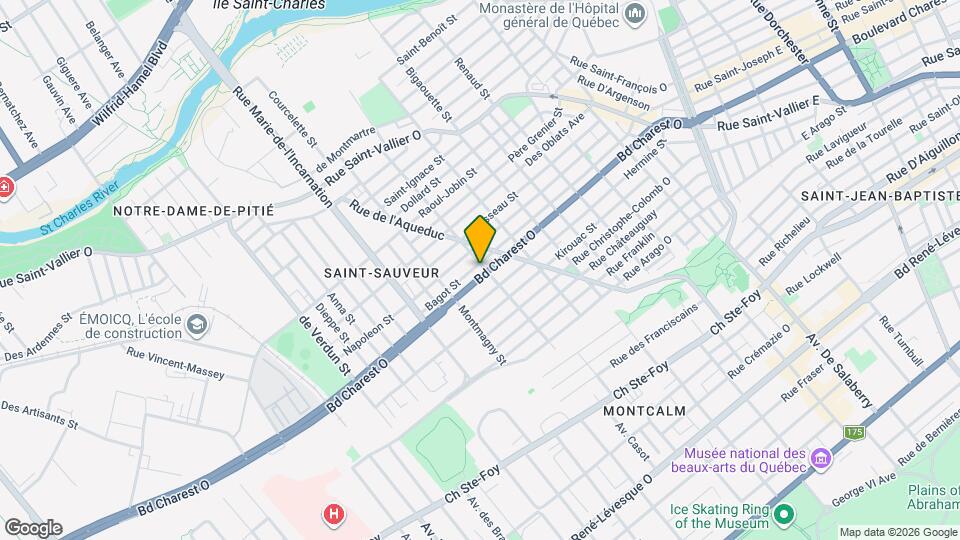 600 Charest Boul O Map and Location Details