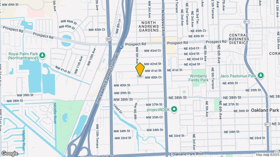 488 NW 40th Ct Map and Location Details