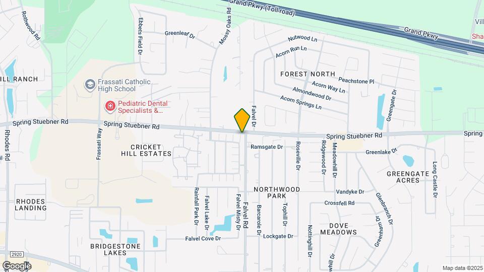 3914 Mossy Pl Ln Map and Location Details