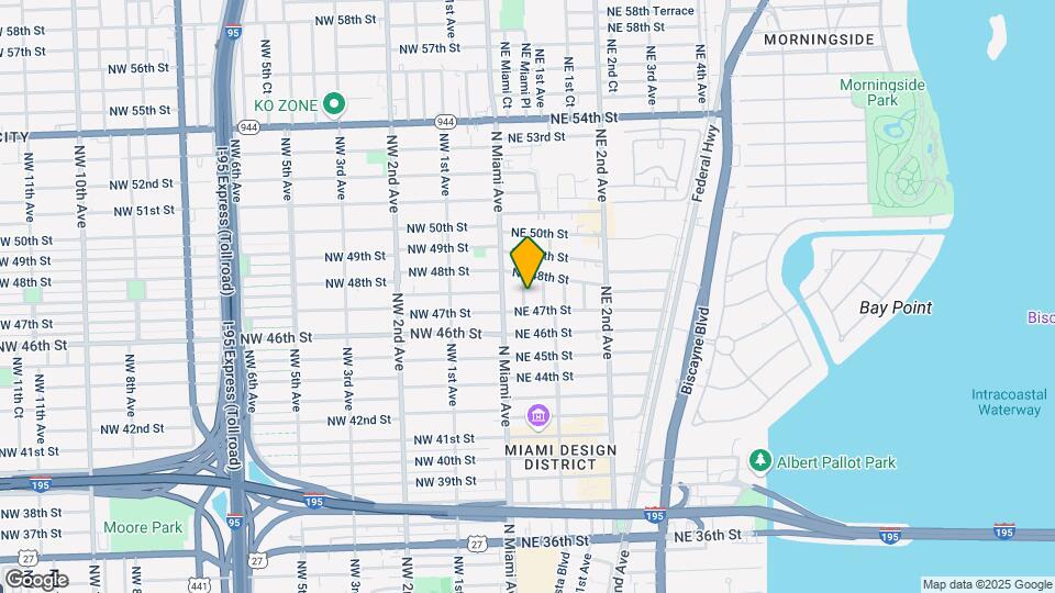 4725 NE Miami Ct Map and Location Details