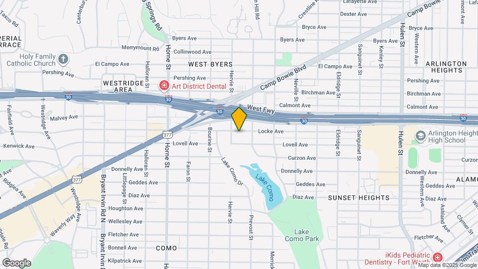 5329 Locke Ave Map and Location Details