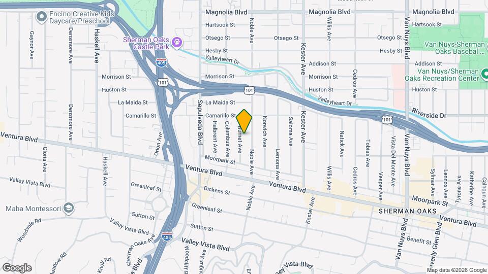 4712 Burnet Ave Map and Location Details