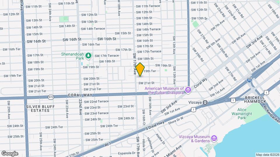 1668 SW 20th St Map and Location Details