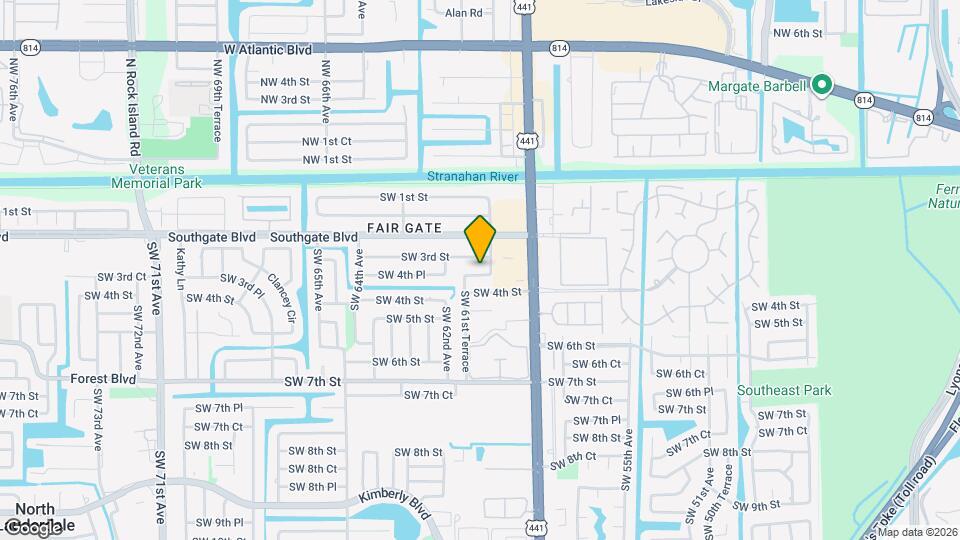 6123 SW 4th Pl Map and Location Details