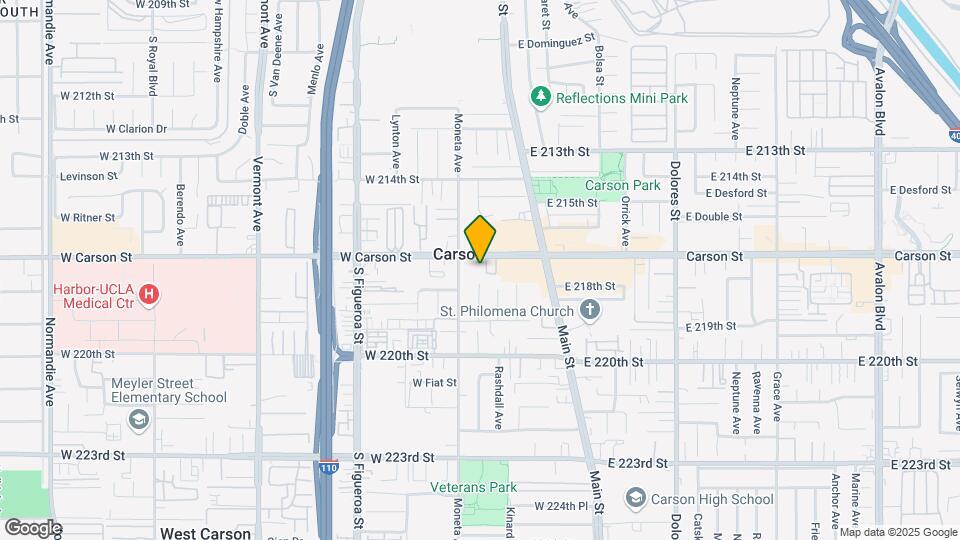 Carson Palms Apartments Mapa y Detalles de la Ubicación