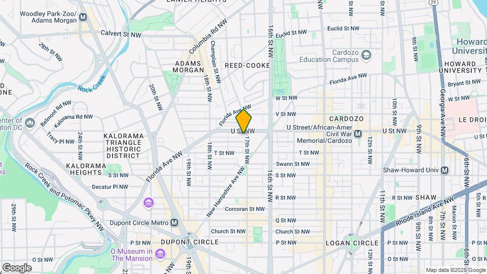 1926 17th St NW Map and Location Details