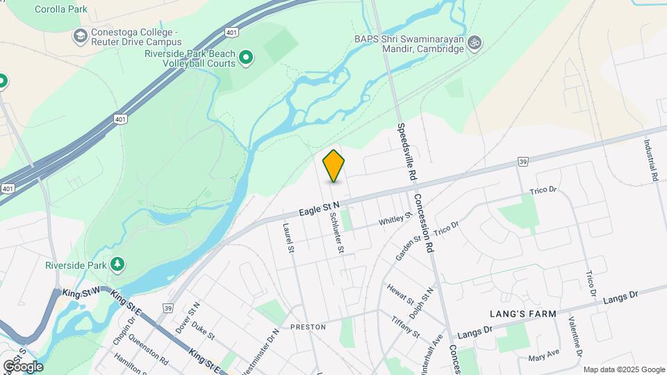 930 Eagle St N Map and Location Details