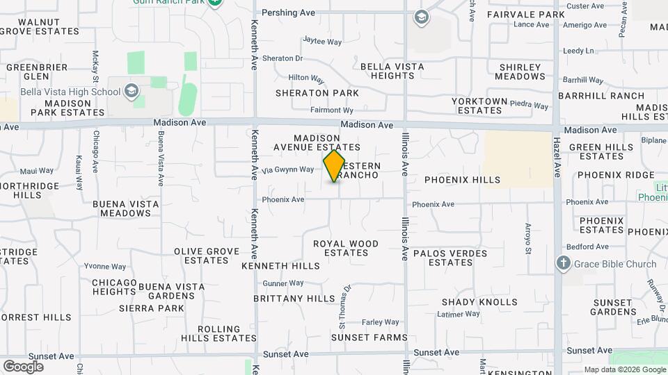 5205 Valonia St Mapa y Detalles de la Ubicación