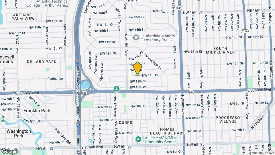 1324 NW 11th Ct Map and Location Details