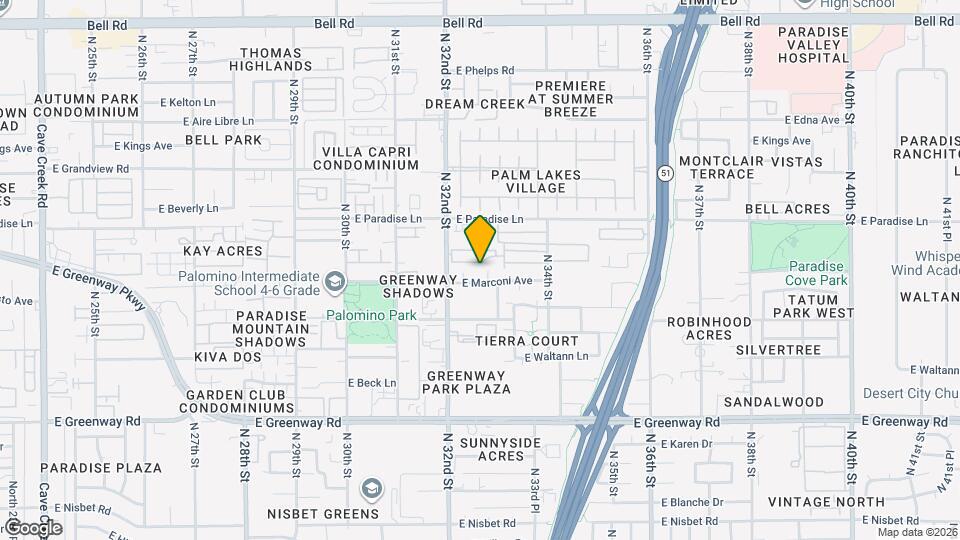 15850 N 32nd Way, Unit 1154_1557 Map and Location Details