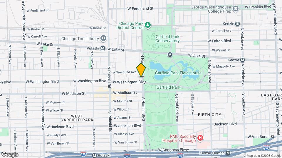 106 N Hamlin Ave Map and Location Details