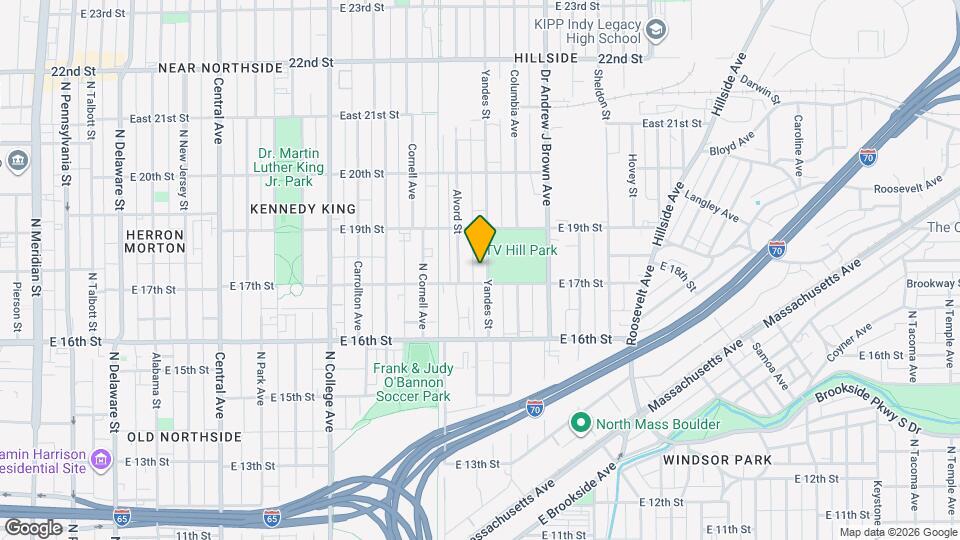 1720 Yandes St Map and Location Details