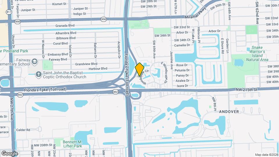 7028 SW 38th Ct Mapa y Detalles de la Ubicación
