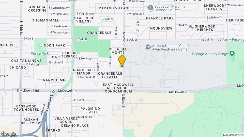 1832 N 52nd St Map and Location Details