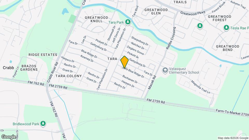 7102 Tara Blue Ridge Dr Map and Location Details