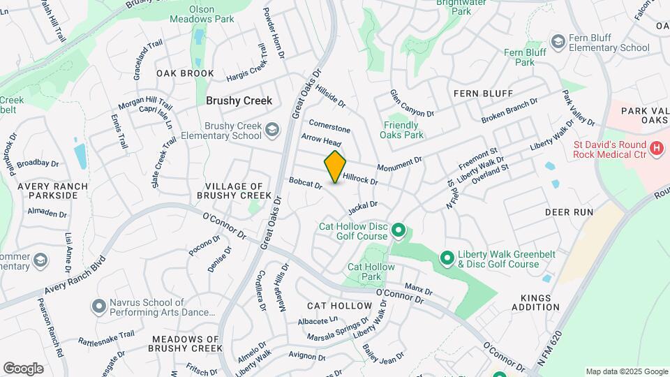 8608 Bobcat Dr Map and Location Details