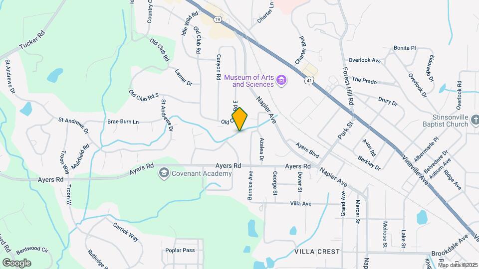 4540 Lakewood Ave Map and Location Details