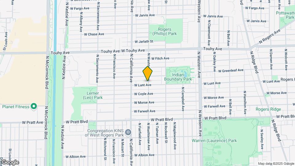 2700-2710 W Lunt Ave Map and Location Details