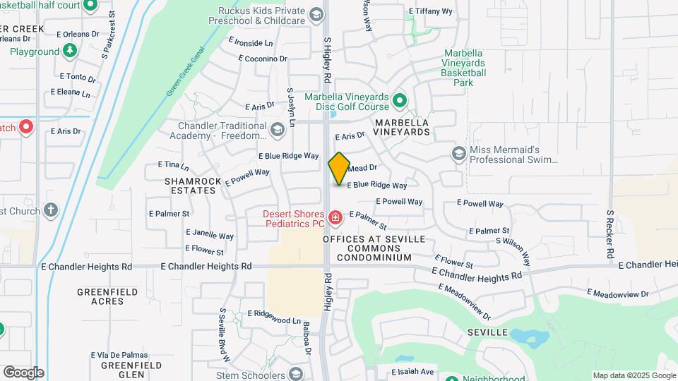 3233 E Blue Ridge Way Map and Location Details