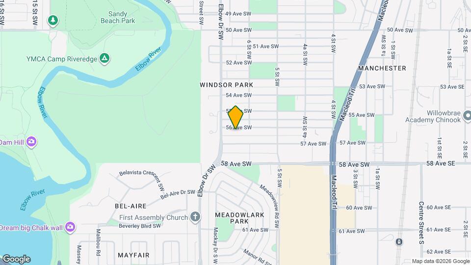 727-156 56 Ave SW Map and Location Details