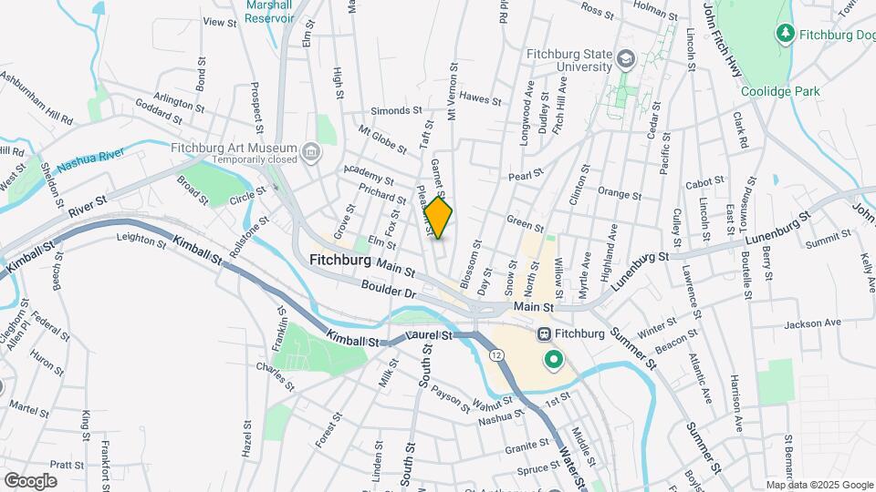 22 Pleasant St Map and Location Details