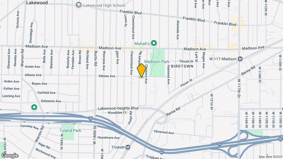 2117 Waterbury Rd Map and Location Details