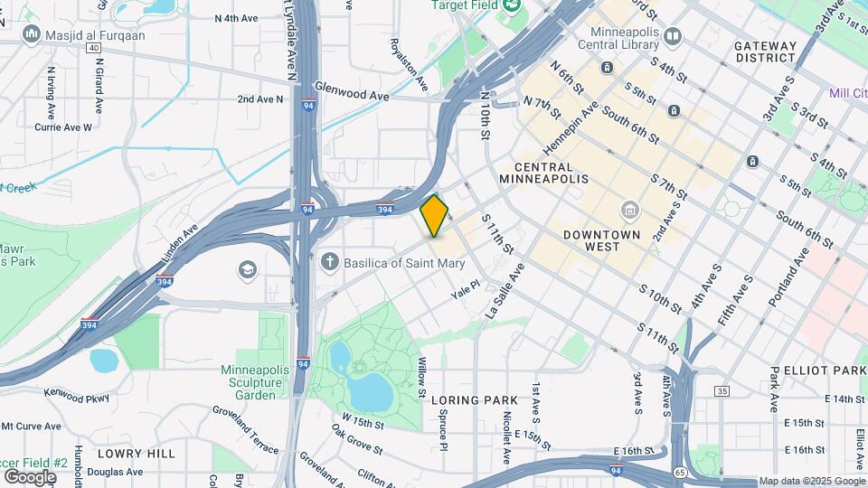 1227 Hennepin Ave Map and Location Details