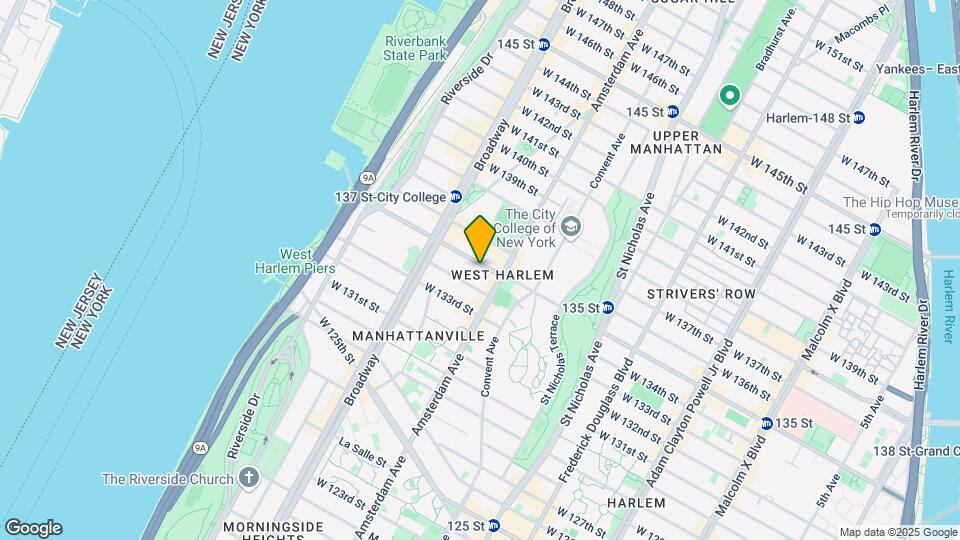 506 W 135th St Map and Location Details