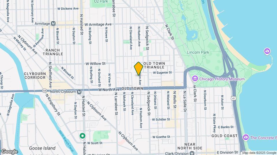 1660 N Hudson Ave Map and Location Details