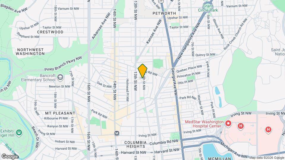 3608 11th St NW Mapa y Detalles de la Ubicación