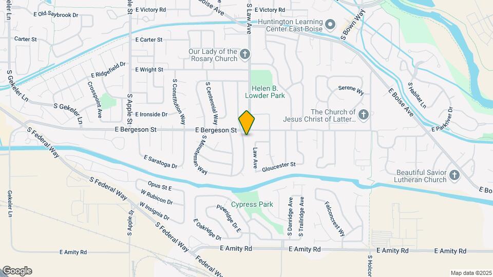 3850 S Ticonderoga Way Map and Location Details