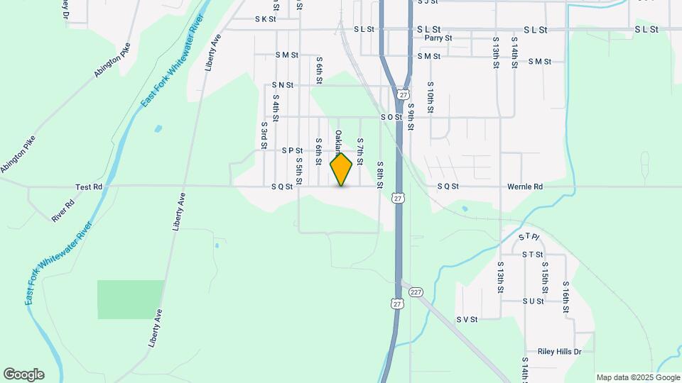 635 S Q St Map and Location Details