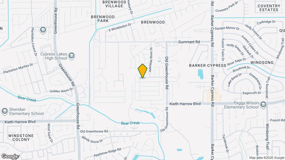 18634 Rock Flats Ravine Dr Map and Location Details