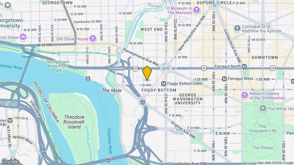 2431 I St NW Map and Location Details