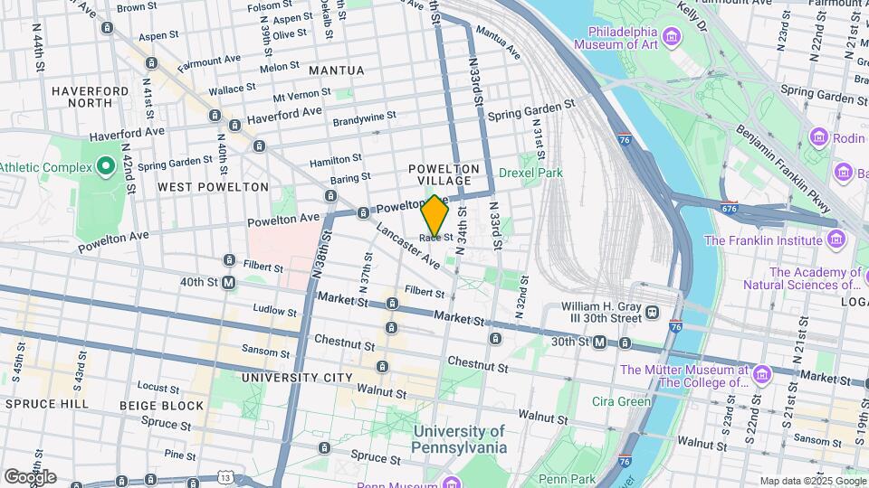 3420 Race St Map and Location Details