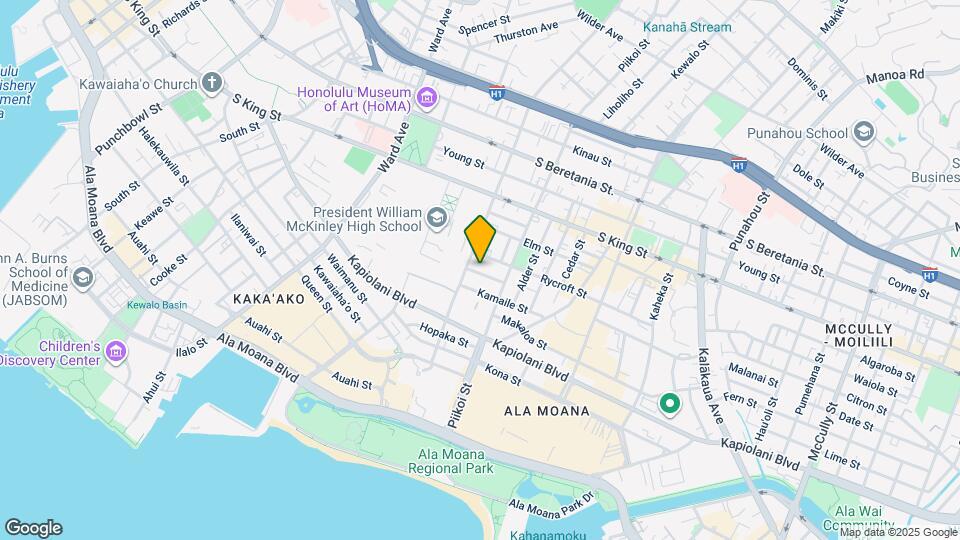 1118 Hoolai St Map and Location Details