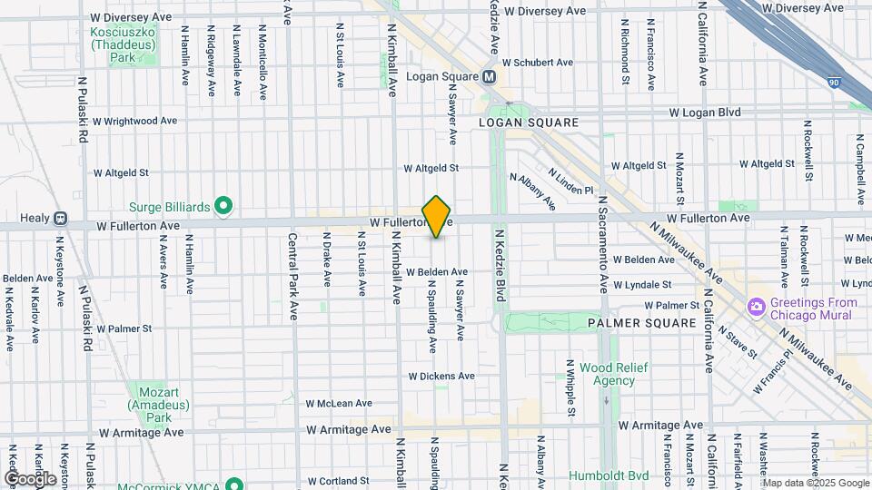 2331 N Spaulding Ave, Unit 1A Map and Location Details