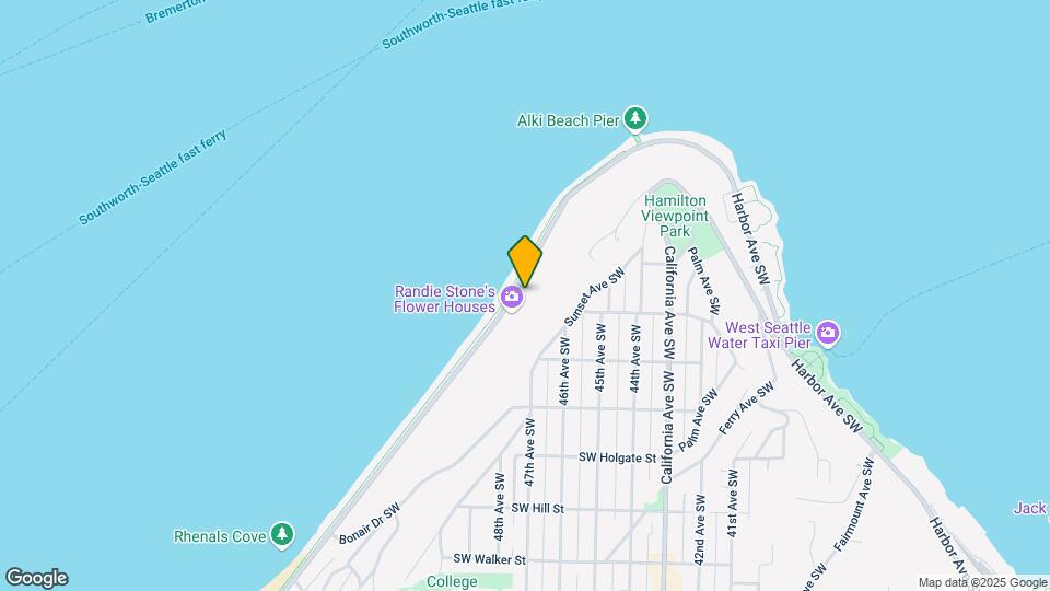 1374 Alki Ave SW Map and Location Details