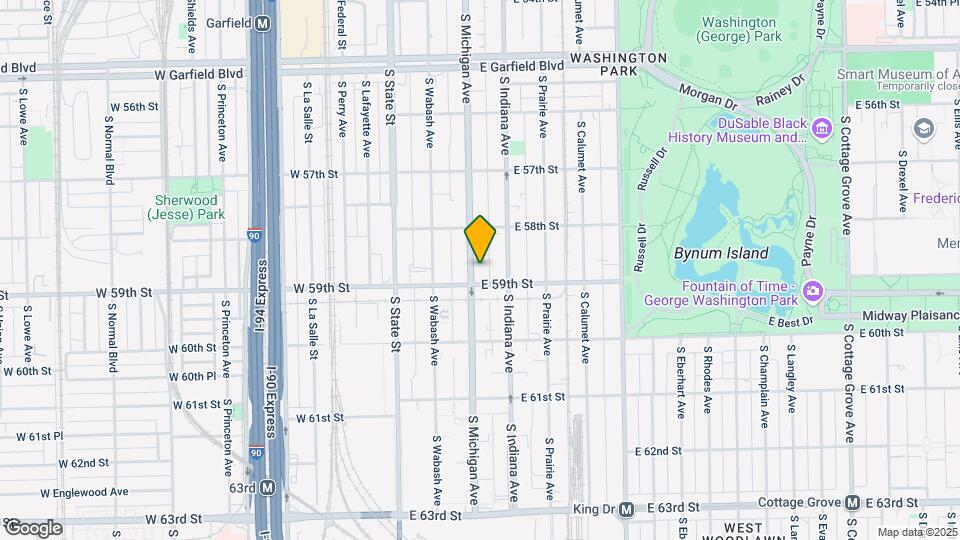 5847-5849 S Michigan Ave Mapa y Detalles de la Ubicación