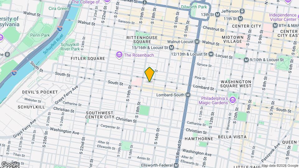 1710 Naudain St Map and Location Details