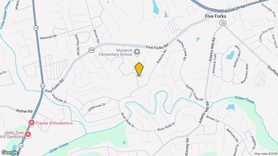 202 Markswood Dr Map and Location Details