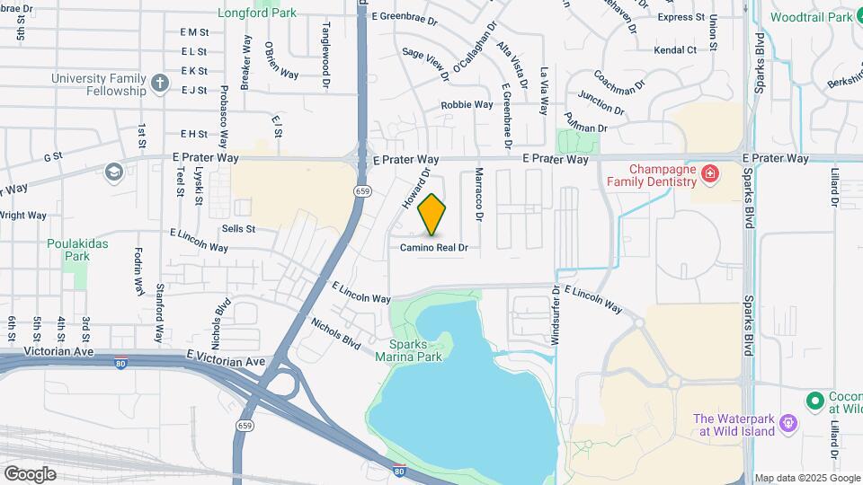 938 Camino Real Dr Map and Location Details