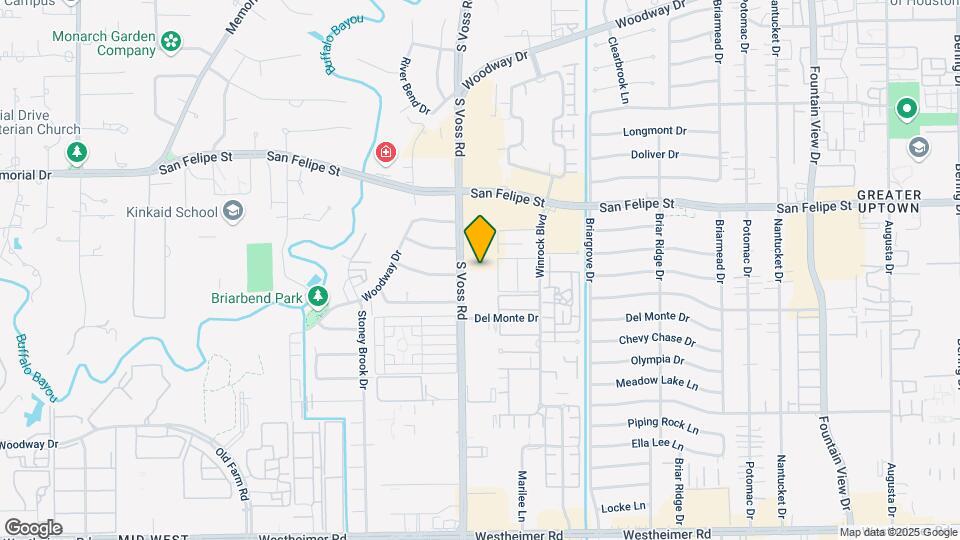 1901 S Voss Rd Map and Location Details