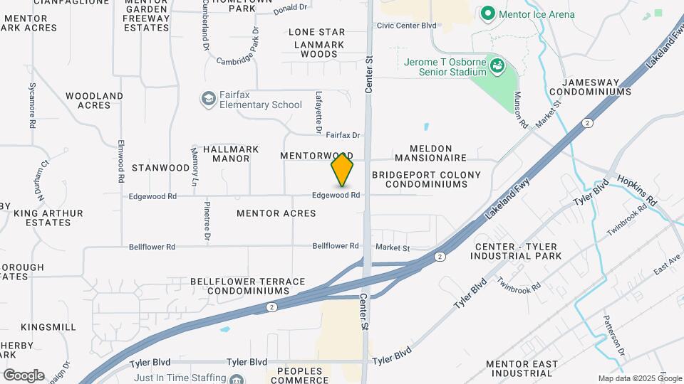 8363 Edgewood Rd Map and Location Details