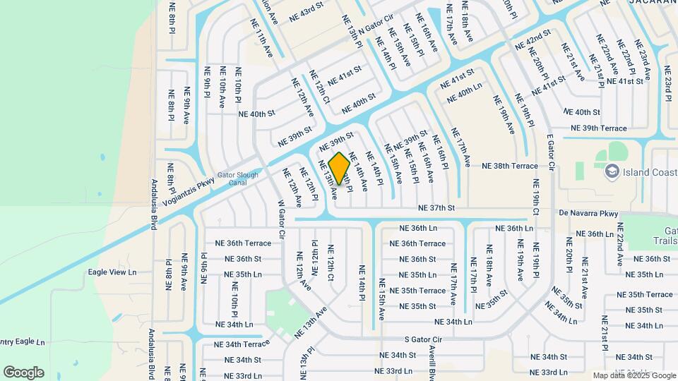 3713 NE 13th Ave Map and Location Details