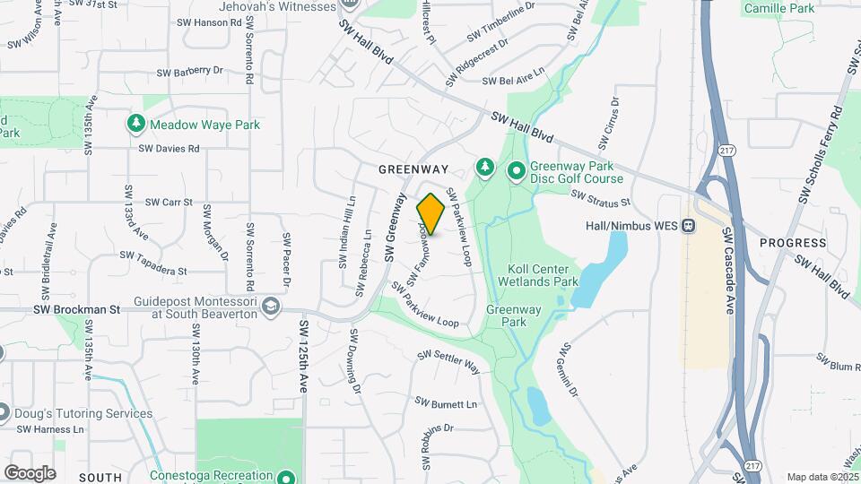 8640 SW Fannowood Ln Map and Location Details