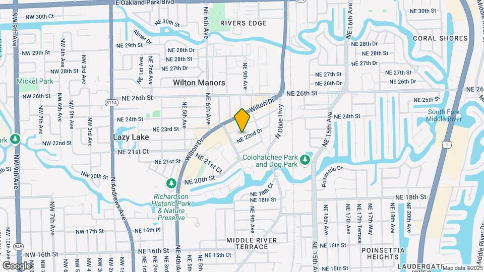 807 NE 22nd Dr Mapa y Detalles de la Ubicación